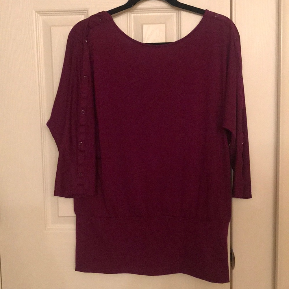 Black House White Market Blouse, 3/4” Sleeves